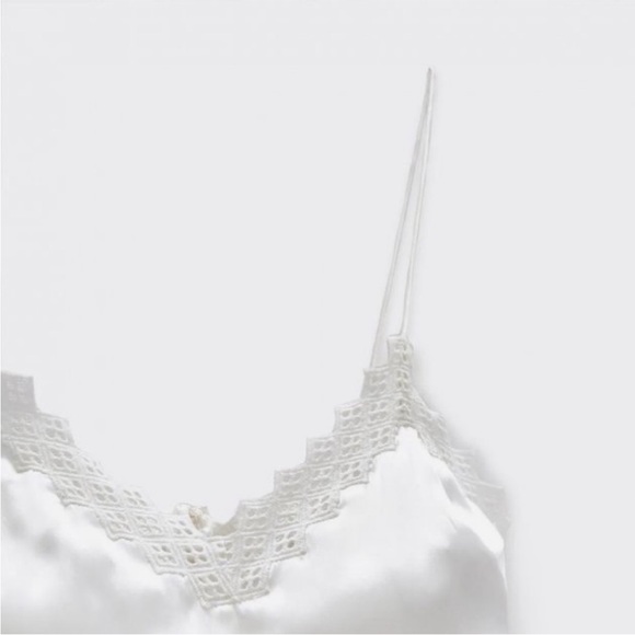 NWT Zara New Satin Camisole Long Lingerie
Dress SMALL - Picture 7 of 15